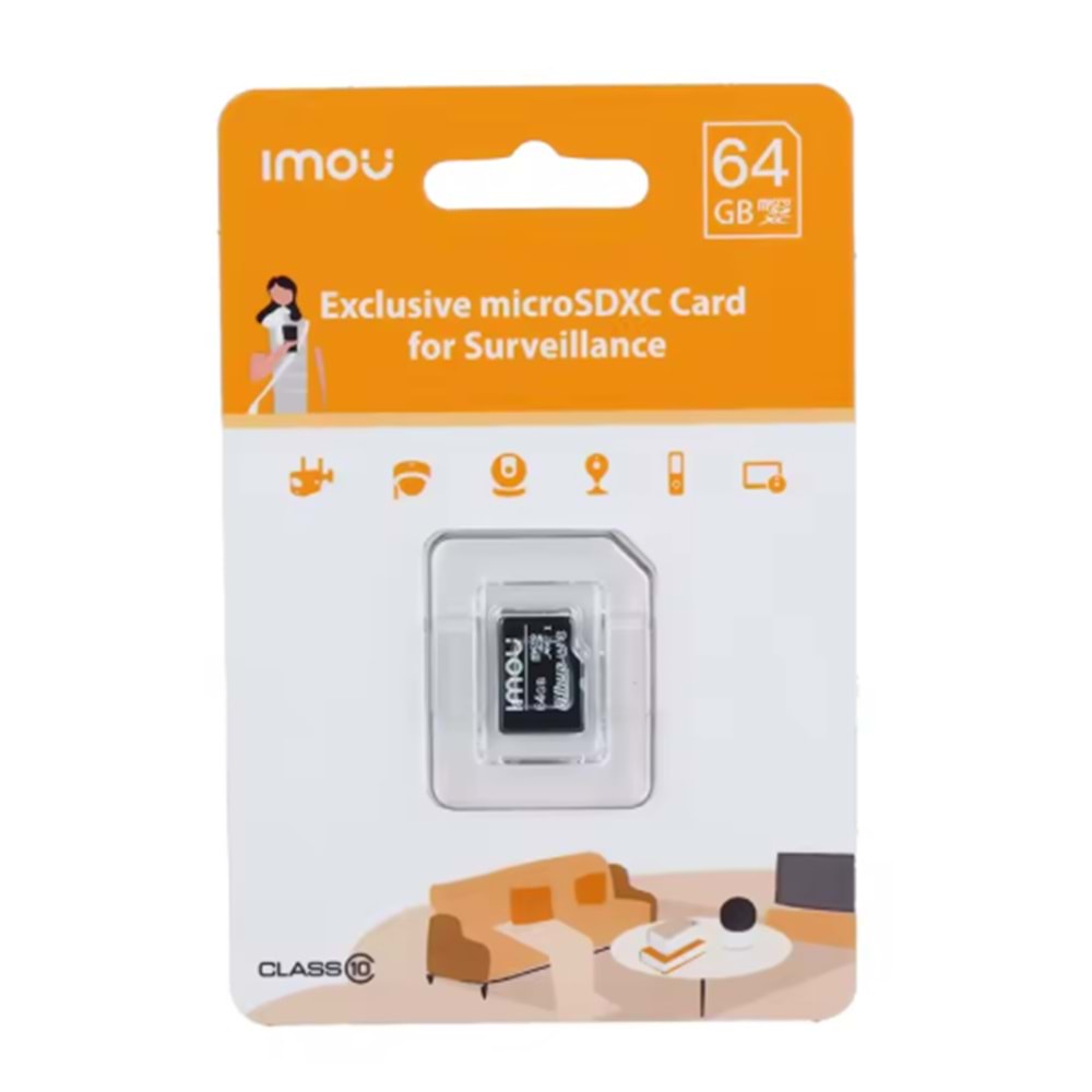 IMOU ST2-64-S1 MİCRO SD 64GB HAFIZA KARTI