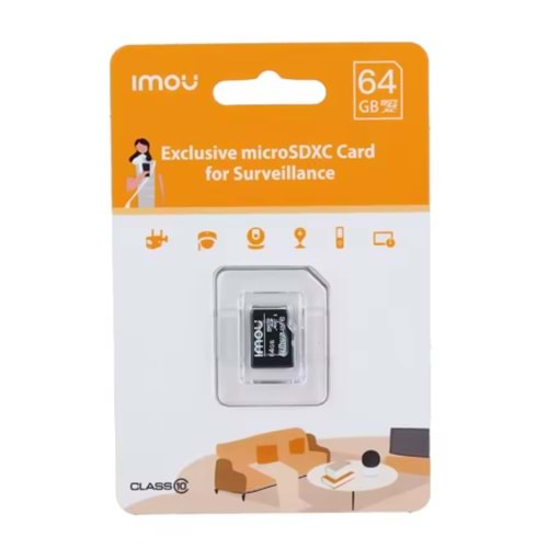 IMOU ST2-64-S1 MİCRO SD 64GB HAFIZA KARTI