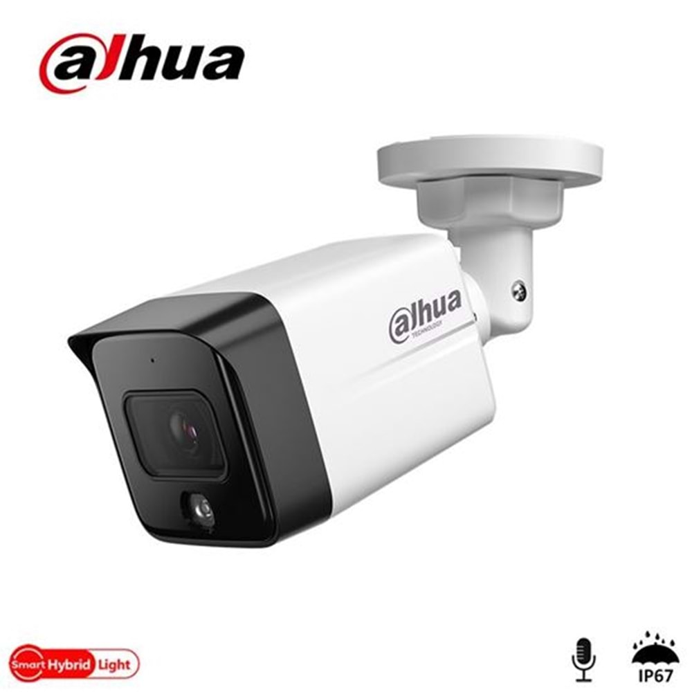 Dahua IPC-HFW1230TC1-SA 2MP 2.8mm Sesli IP IR Bullet Kamera