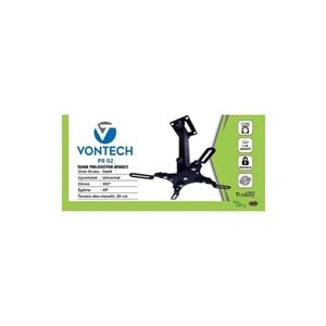 VONTECH PR-02 20cm PROJEKSİYON TAVAN ASKI APARATI