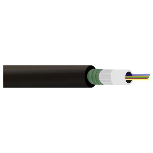 AGER AF-200-08-OS 8 CORE UNIT TUBE OUTDOOR ARMORED SM PE FİBER KABLO (SİYAH)