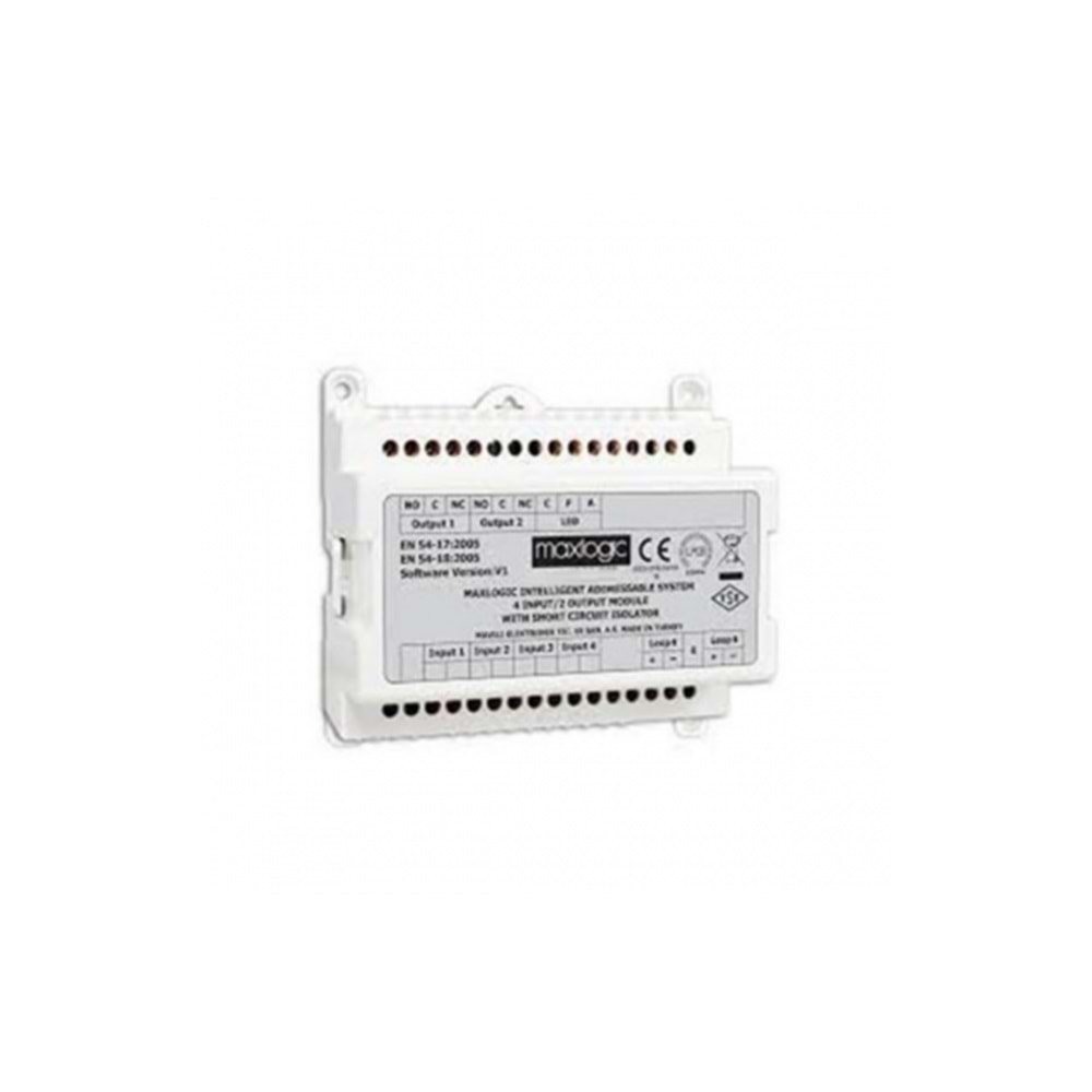 MAXLOGIC ML-1373 AKILLI ADRESLİ SİSTEM 2/1 I/O MODÜLÜ
