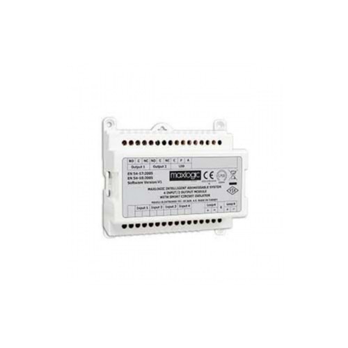 MAXLOGIC ML-1373 AKILLI ADRESLİ SİSTEM 2/1 I/O MODÜLÜ