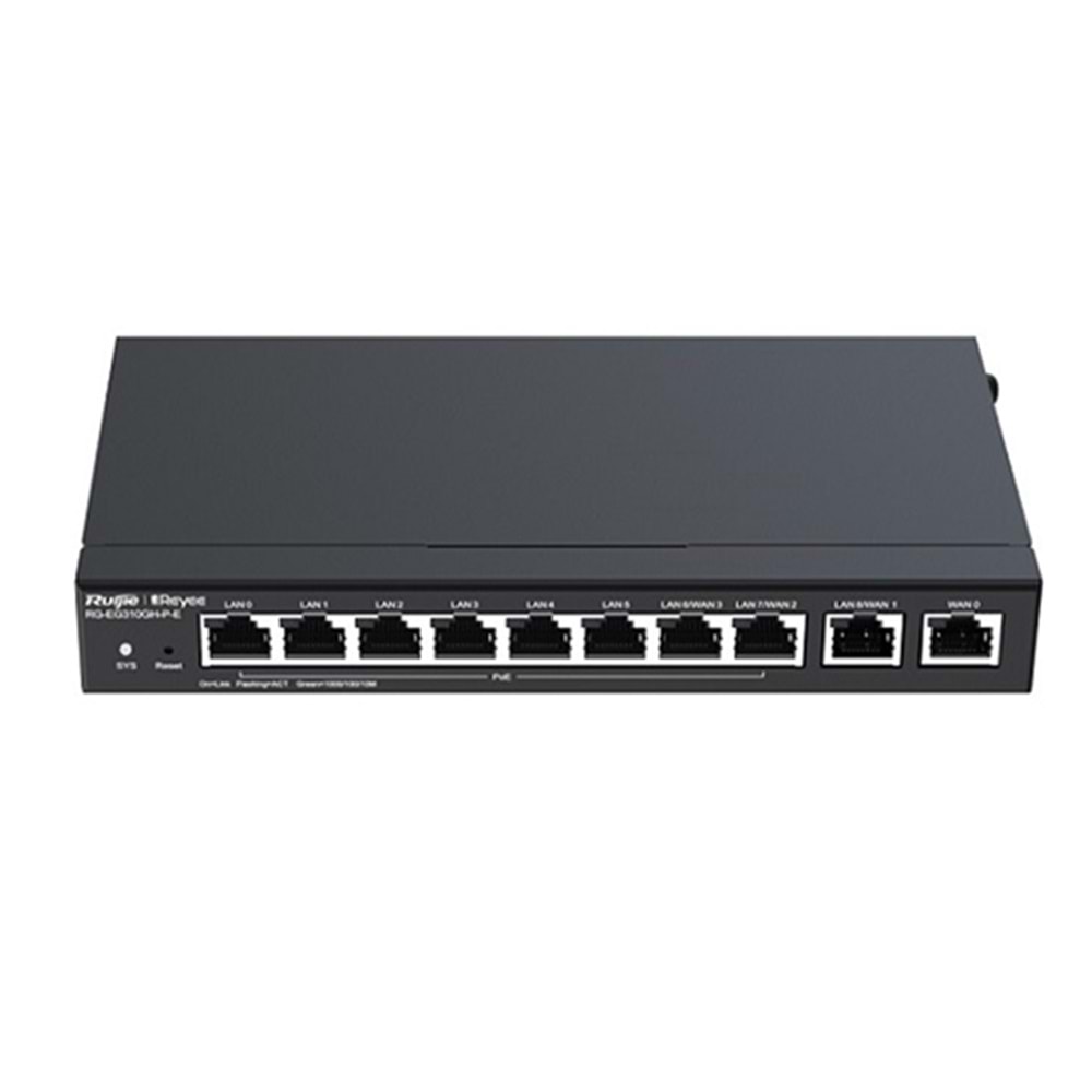 RUİJİE REYEE RG-EG310GH-P-E 10 PORT GİGABİT CLOUD MANAGED ROUTER
