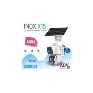 INOX-X15 DUAL LENS AOV HİEASY 4G PTZ KAMERA