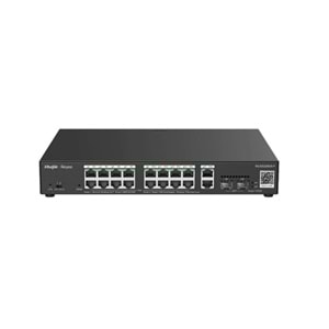 RUIJIE REYEE RG-ES220GS-P 20 PORT 10/100/100 16xPOE 250W +2SFP YONETILEBILIR SW