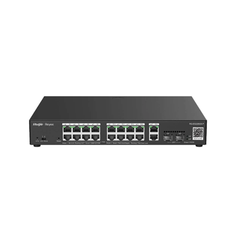 RUIJIE REYEE RG-ES220GS-P 20 PORT 10/100/100 16xPOE 250W +2SFP YONETILEBILIR SW
