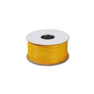 2 CORE, DÇ : 3MM, 300N, G657A .2 YANMAYA DİRENÇLİ, ALEV GECİKTİRİCİLİ, LSZH SARI DROP KABLO (1 MT)
