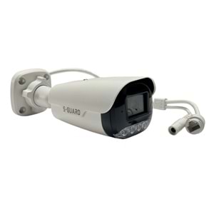 S-GUARD SG-4054 5MP DAHİLİ SESLİ WARMLED STARLIGHT LENS POE METAL KASA BULLET KAMERA
