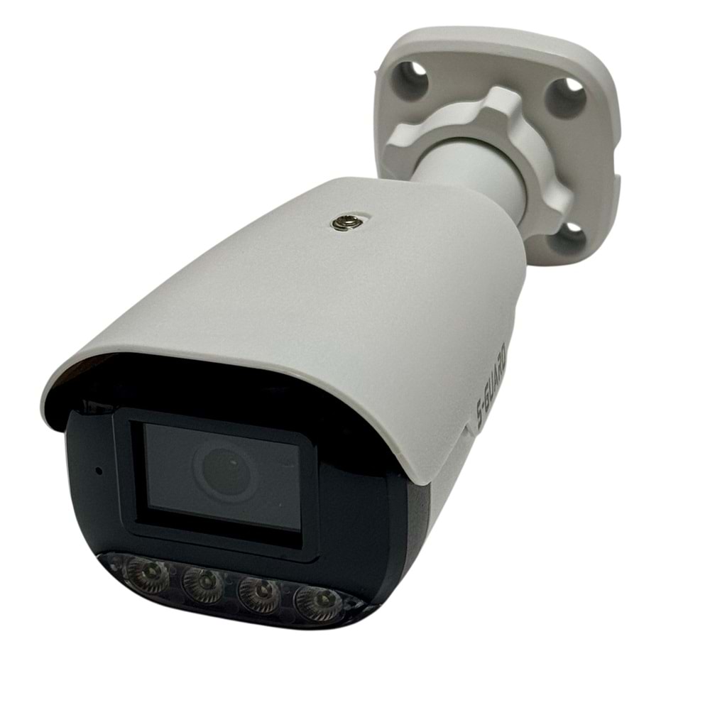 S-GUARD SG-4054 5MP DAHİLİ SESLİ WARMLED STARLIGHT LENS POE METAL KASA BULLET KAMERA