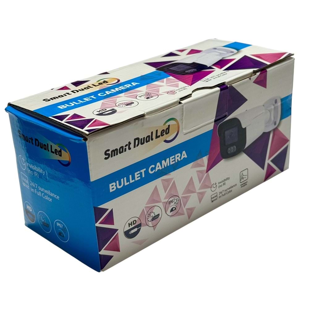 S-GUARD SG-4054 5MP DAHİLİ SESLİ WARMLED STARLIGHT LENS POE METAL KASA BULLET KAMERA