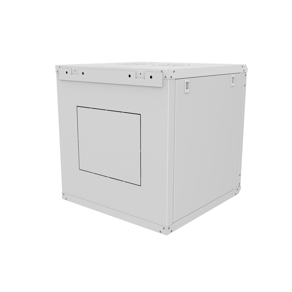 AGER 9U 600X600 AB09U6060B1 MONTAJLI AGENA BASE SERİSİ DUVAR TİPİ KABİNET + 19INCH SABİT RAFLI (ON CITALI CAM KAPAK ARKA SABİT YAN KAPAKLAR KİLİTSİZ-B1 BEYAZ)