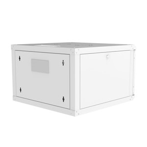 AGER 9U 600X450 AN09U6045B1-CBAA-A-M1-09U6045 MONTAJLI AGENE SERİSİ DUVAR TİPİ KABİNET + PDU PRİZLİ (ON CAM KAPAK C-B1 BEYAZ)