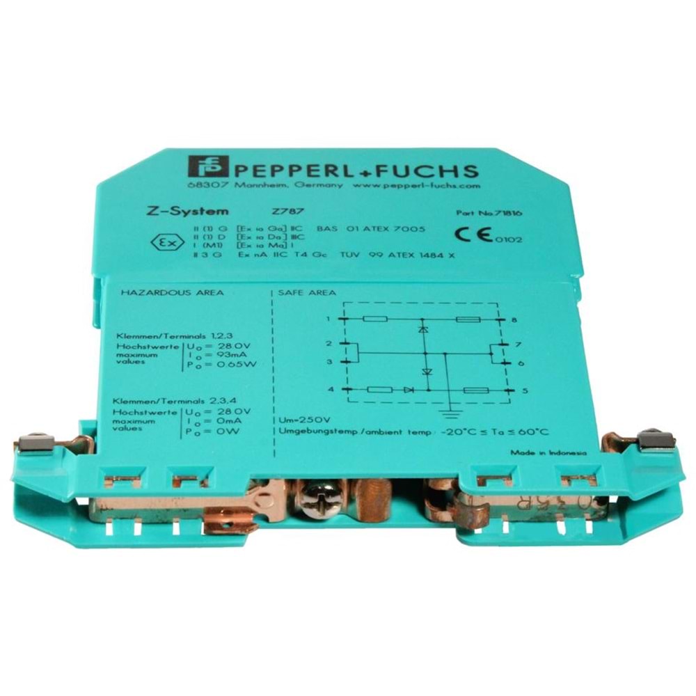 PEPPERL+FUCHS ZENER BARİYER,SİGORTALI