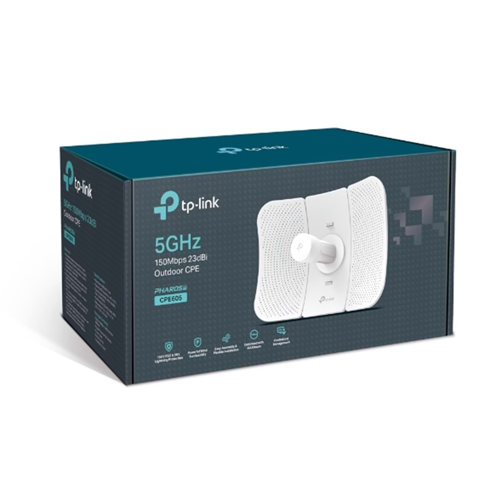 TP-LINK CPE605 5GHZ 150MBPS 23DBI 20KM PTP/PTPMP DIŞ ORTAM ACCESS POINT