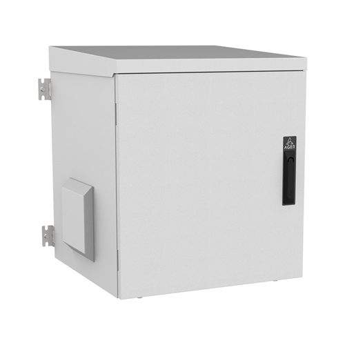 AGER 7U 600X600 AG-OT07U6060B2-D-A-M1 MONTAJLI OUTDOOR DUVAR TİPİ KABİNET (ÖN METAL KAPAK D-B2 7035 DIŞ ORTAM)