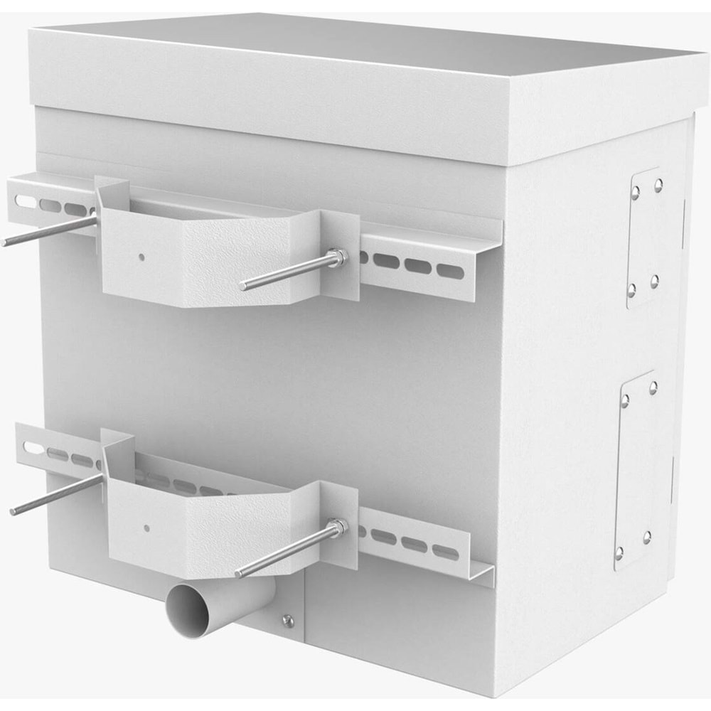 AGER AG-MB505033B2-D150-A-M1 MONTAJLI (W:500 H:500 D:325) MM MİNİ MOBESE 1 TERMOSTATLI FAN + 1 SET CAP 150 DİREK KELEPÇESİ DAHİLDİR (B2-OUTDOOR 7035)