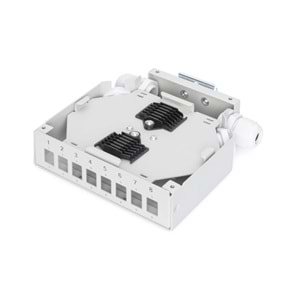 AGER AFPP4-28-0GR-AGER RAY TİPİ FİBER PATCH PANEL 28 CORE 8LC/DX couplers