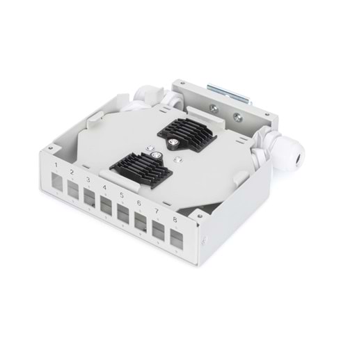 AGER AFPP4-28-0GR-AGER RAY TİPİ FİBER PATCH PANEL 28 CORE 8LC/DX couplers