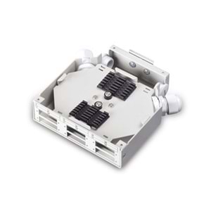 AGER AFPP4-36-0GR-AGER RAY TİPİ 36 CORE FİBER PATCH PANEL 6x SC//DX Couplers RAY TİP (din rail) FİBER PATCH PANEL
