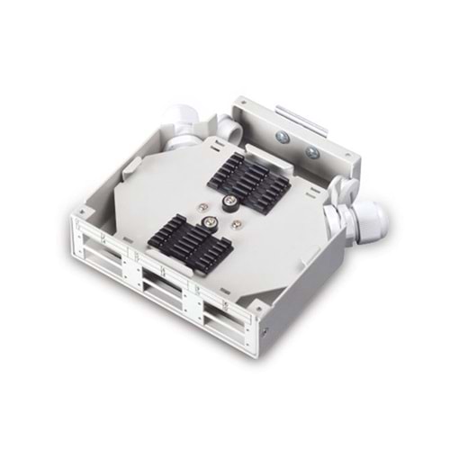 AGER AFPP4-36-0GR-AGER RAY TİPİ 36 CORE FİBER PATCH PANEL 6x SC//DX Couplers RAY TİP (din rail) FİBER PATCH PANEL