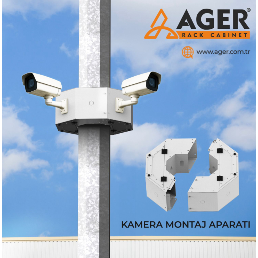 AGER 50 LİK YÜZ TANIMA SİSTEMİ ALTIGEN KAMERA MONTAJ APARATI