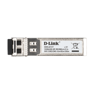 D-Link DEM-431XT Compatible 10GBASE-SR SFP+ 850nm 300m DOM Duplex LC/UPC MMF Optical Transceiver Module3