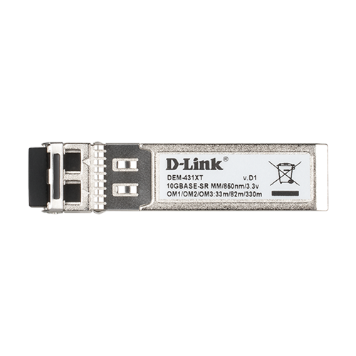 D-Link DEM-431XT Compatible 10GBASE-SR SFP+ 850nm 300m DOM Duplex LC/UPC MMF Optical Transceiver Module3