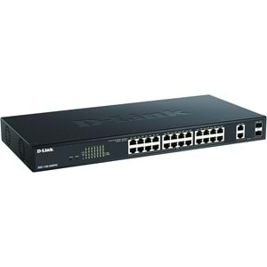 D-LINK DGS-1100-26MPV2 24port 370w GIGABIT 2X SFP Yönetilebilir Poe Switch