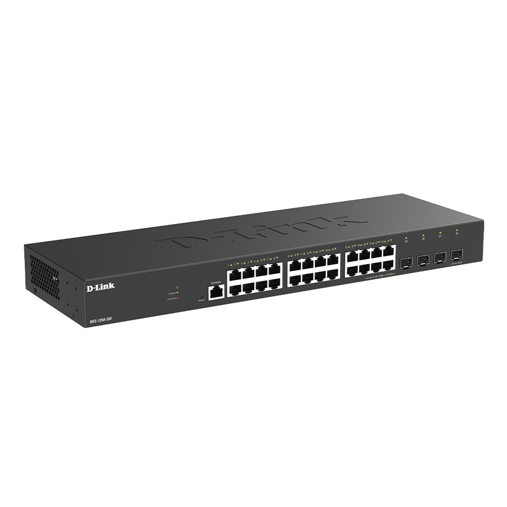 D-LINK DGS-1250-28X 28-PORT GİGABİT SMART MANAGED SWİTCH