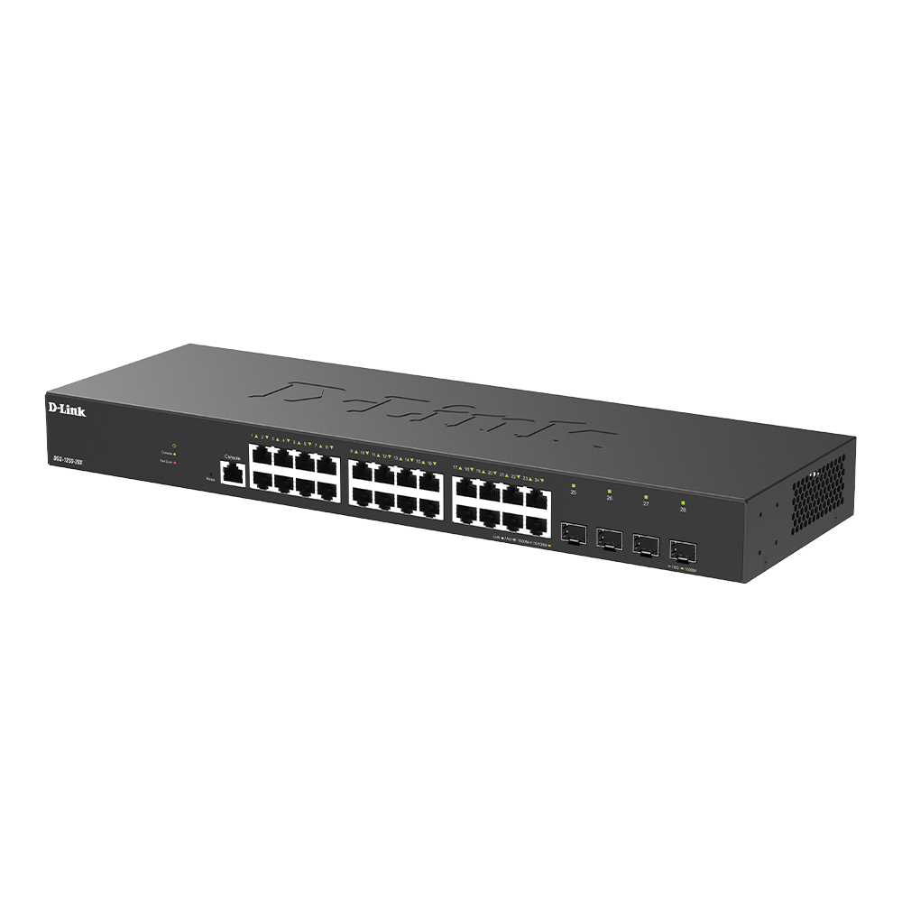 D-LINK DGS-1250-28X 28-PORT GİGABİT SMART MANAGED SWİTCH