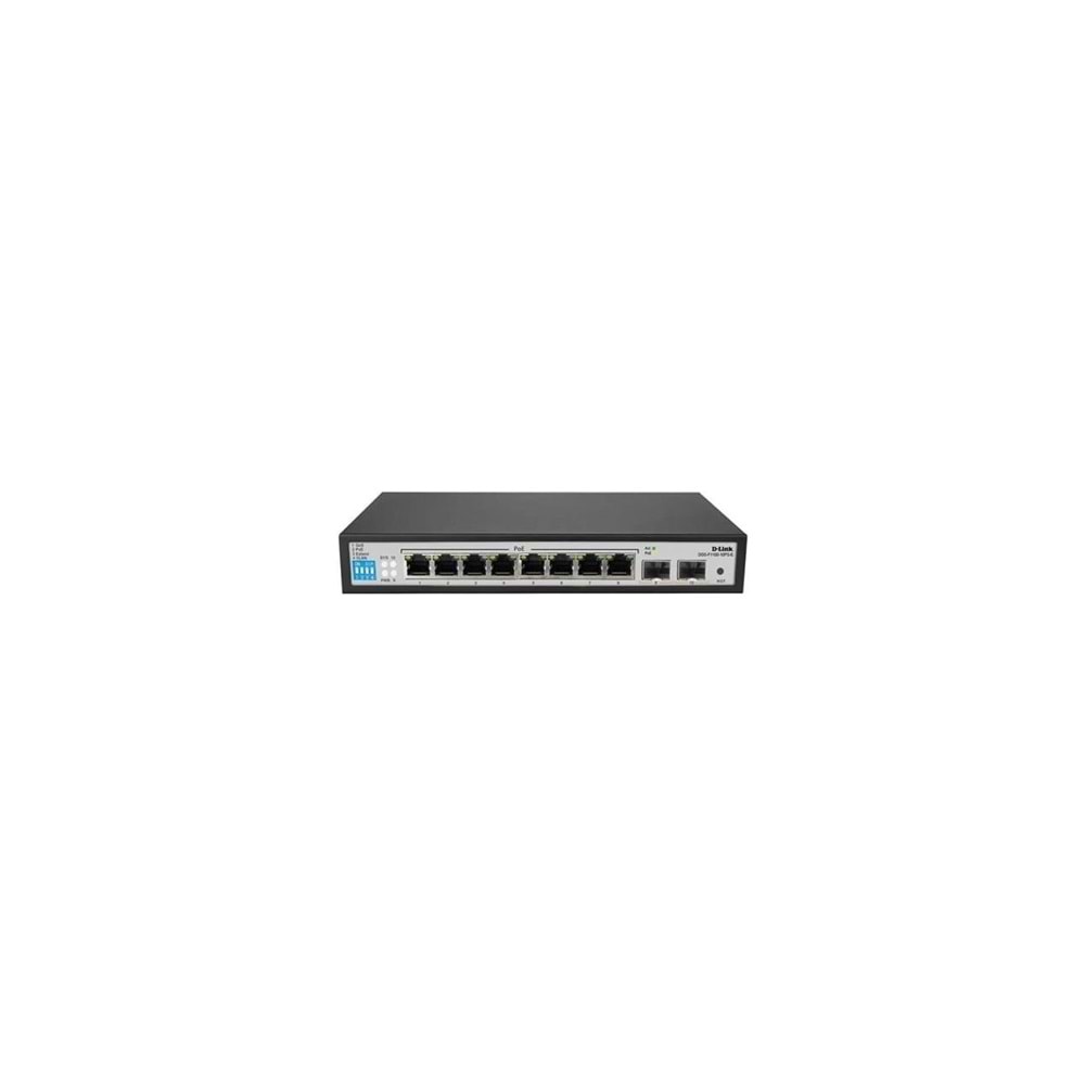D-LINK DGS-F1100-10PS-E/E 8 PORT 10/100/1000 MBPS GİGABİT POE SWİTCH