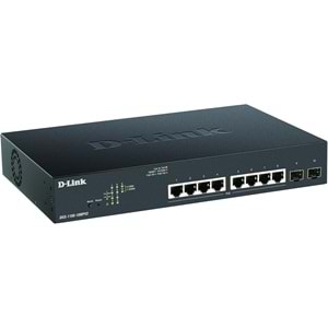 D-LINK DGS-1100-10MP 10 BAĞLANTI NOKTALI GİGABİT POE AKILLI YÖNETİLEBİLİR ANAHTAR