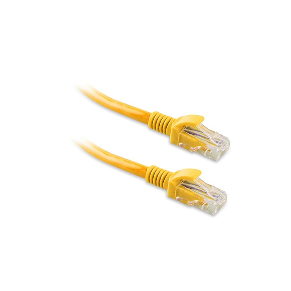 AGER ACPC6-600-LB1-YL CAT6 U-UTP PATCH CORD YELLOW (1M)