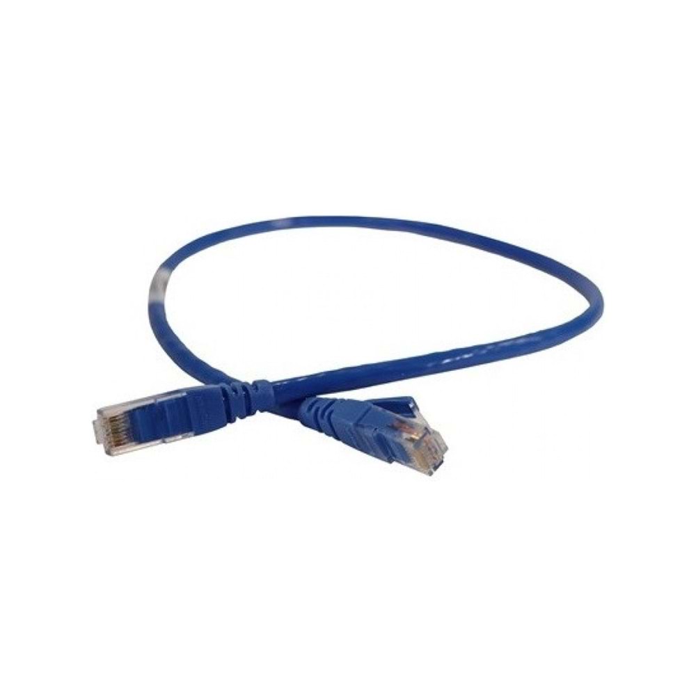 AGER ACPC6-600-LA50-BL CAT6 U-UTP PATCH CORD BLUE (50CM)