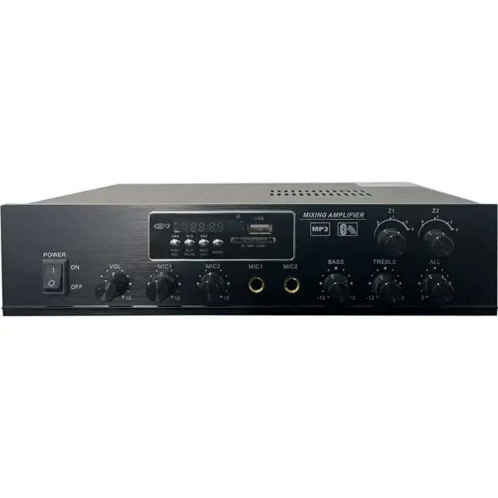 NO-TEL NOT-PA82 2 BÖLGELİ 80 WATT HAT TRAFOLU MİKSER AMPLİFİKATÖR