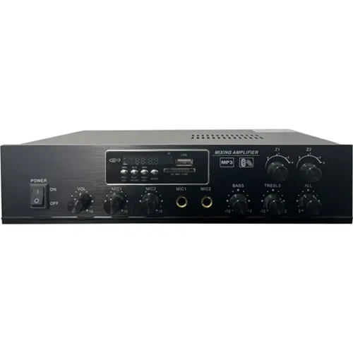 NO-TEL NOT-PA82 2 BÖLGELİ 80 WATT HAT TRAFOLU MİKSER AMPLİFİKATÖR