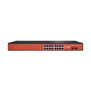 Wİ-TEK WI-SG116F 16GE+2SFP FULL GİGA RACK-MOUNTABLE ETHERNET SWITCH