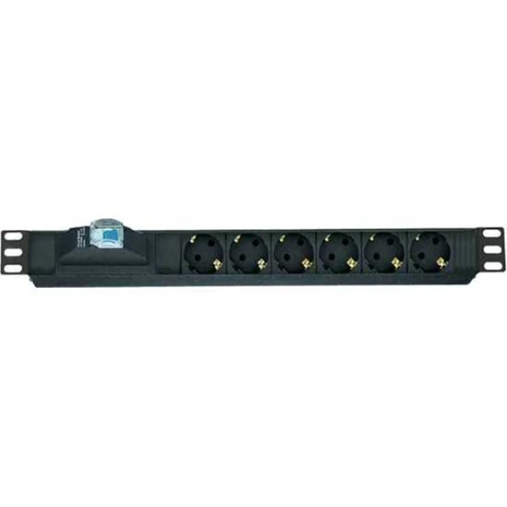 AGER 1U 8Lİ GRUP PRİZ RACK TİPİ AA-PRZ01U19-8S-AL-PW-BL-19INCH ON/OFF TUŞLU