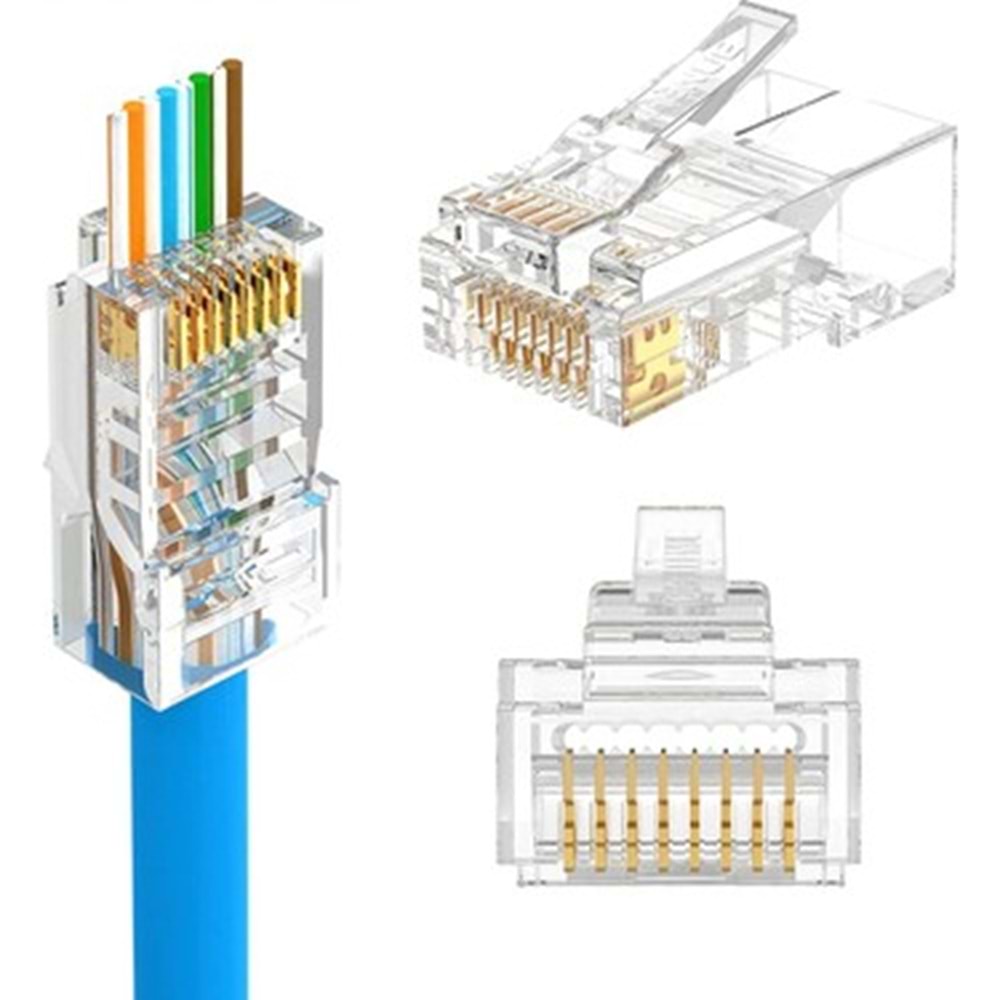 AGER ACPL6-33 CAT6 RJ45 KONNEKTÖR (100lü)
