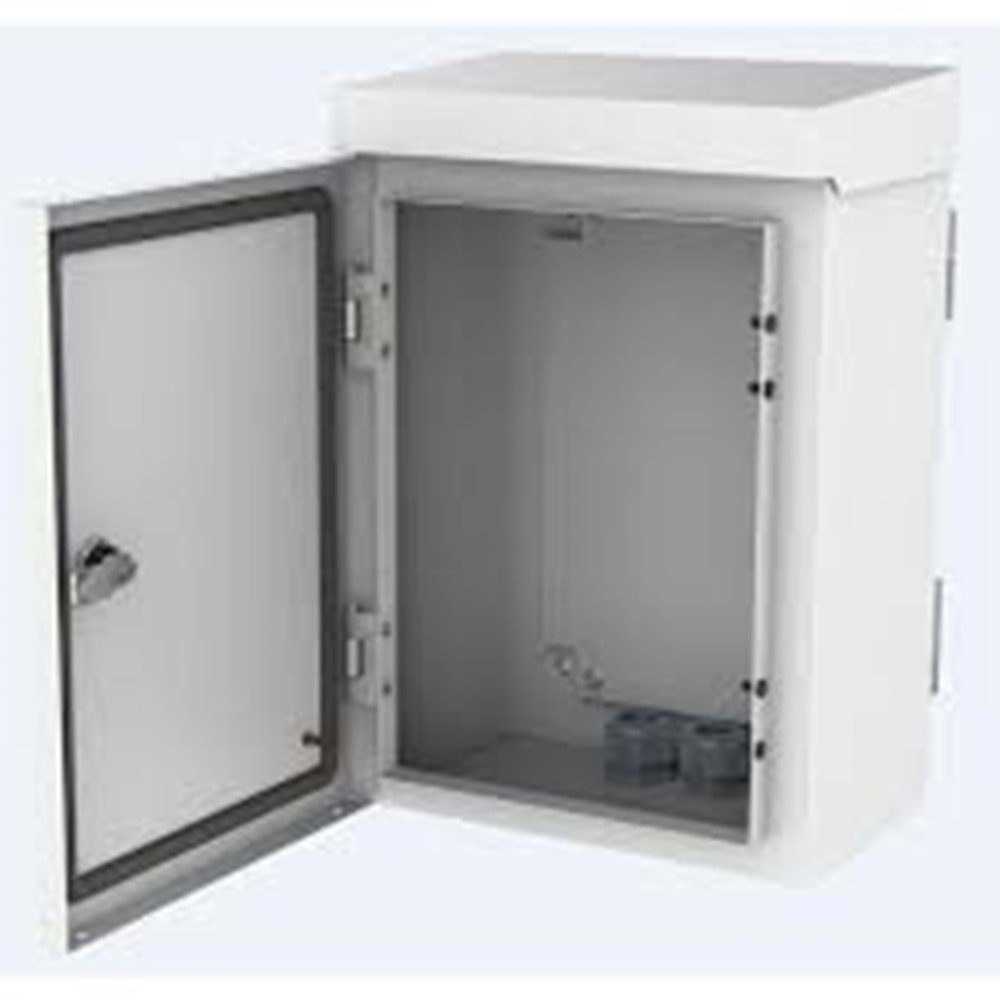 AGER (W:300 H:400 D:250) MM MOBESE+1LI FAN MONTAJINA UYUMLU+ON KAPAK TEK NOKTADAN KELEBEK KILITLI+ALT KISIMDA 2 ADET PG29 RAKOR +ARKA MONTAJ PANELI+150LIK KELEPCE+150LIK OTOMAT RAYI + DUVAR ASKI APARATI (B2-OUTDOOR 7035)