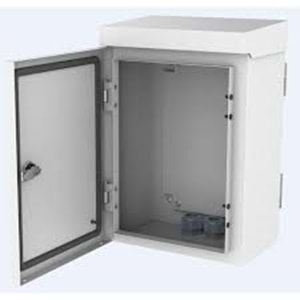 AGER (W:300 H:400 D:250) MM MOBESE+1LI FAN MONTAJINA UYUMLU+ON KAPAK TEK NOKTADAN KELEBEK KILITLI+ALT KISIMDA 2 ADET PG29 RAKOR +ARKA MONTAJ PANELI+150LIK KELEPCE+150LIK OTOMAT RAYI + DUVAR ASKI APARATI (B2-OUTDOOR 7035)