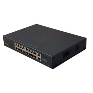 S-GUARD 16P2U-200 SWITCH 16 PORT 10/100MB 2 UPLİNK 10/100/1000MB POE SWITCH