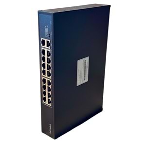 S-GUARD 16P2U-200 SWITCH 16 PORT 10/100MB 2 UPLİNK 10/100/1000MB POE SWITCH