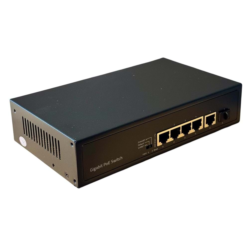 S-GUARD 4P1U1S SWITCH 4 PORT 10/100/1000MB 1 UPLINK 10/100/1000MB
