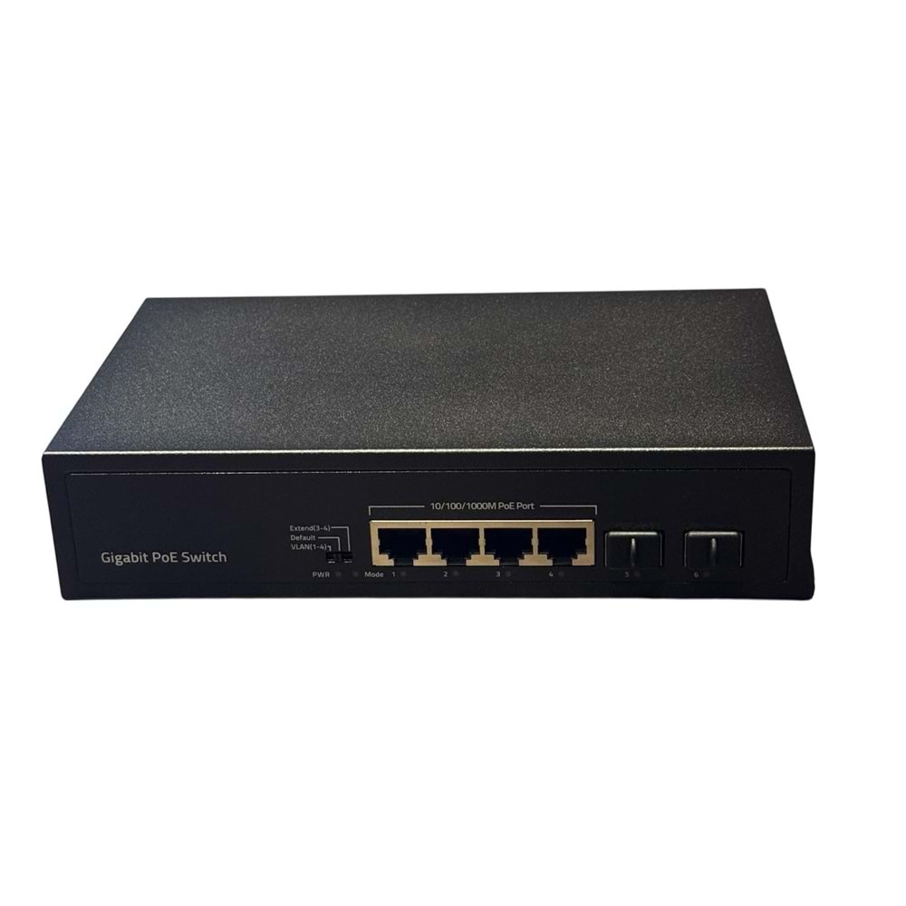 S-GUARD 4P2S POE SWITCH 4 PORT 10/100/1000MB 2 SFP PORT 10/100/1000MB