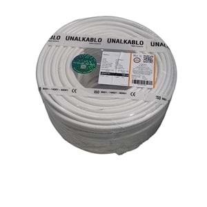 ÜNAL 2X1,5 TTR KABLO BEYAZ KANGAL (H05VV-F)