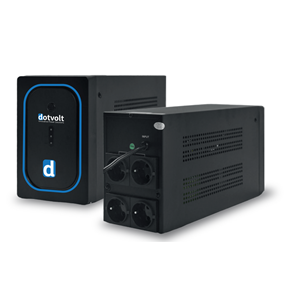 DOTVOLT LN PLUS 1000 VA LINE INTERACTIVE UPS-1 X 12V 9AH