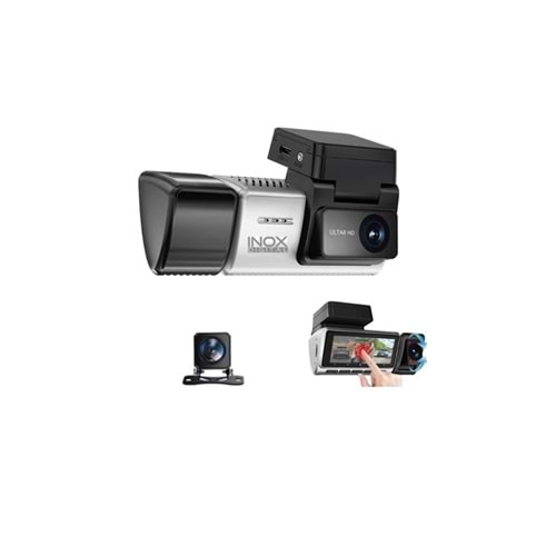INOX-X603 3 KANAL 2K DASHCAM ARAÇ KAMERASI