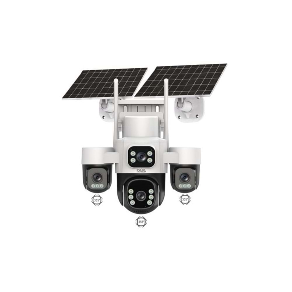 INOX-X24 4G SOLAR ESİM 6 MOTOR 3PT KAMERA
